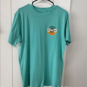 Short Sleeve Crewneck T-Shirt in Teal